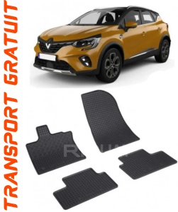 Renault Captur II, Suv, fabricat din 01.2020 - Prezent, set covorase auto dedicate, din cauciuc 100% Premium accesorii pentru autoturismul tau - masina v157372