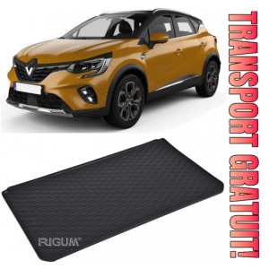 Renault Captur Tavita pentru portbagaj din cauciuc, compatibila Renault Captur I, caroserie suv, fabricatie 04.2013 - 12.2019