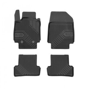 Renault Clio III Din 09.2005 - 09.2012, Hatchback , Set Covorase Auto Tip Tavita Premium 3D, din cauciuc accesorii pentru autoturismul tau - masina v166063