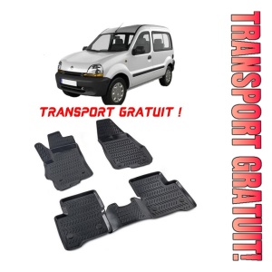 Renault Kango I 1997-2007 Set 4 covorase auto din cauciuc tip tavita premium line 3D - Transport Gratuit!