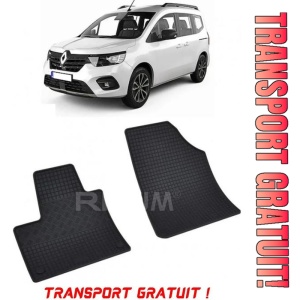 Renault Kangoo II, Van, fabricat din 2008 - Prezent, 2 Locuri, set covorase auto dedicate, din cauciuc 100% Premium - Transport Gratuit