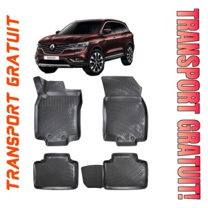 Renault Koleos II 2016-2025 Set 4 covorase auto din cauciuc tip tavita premium line 3D