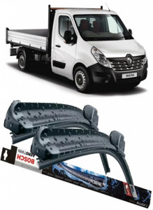 Renault Master Set 2 stergatoare parbriz Bosch Bosch Aerotwin 65 cm/65 cm compatibile cu Renault Master III Platform/Chassis (Ev, Hv, Uv) din 2010 (65 cm / 65 cm) accesorii pentru autoturismul tau - masina v127860