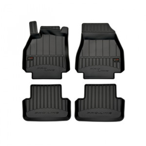 Renault Megane II, Hatchback, Din 10.2002 - 10.2008 , Set Covorase Auto Tip Tavita Premium 3D, din cauciuc accesorii pentru autoturismul tau - masina v173938