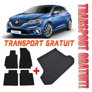 Renault Megane Set Covorase + tavita portbagaj auto Renault Megane IV fabricatie 09.2016 - prezent, caroserie combi