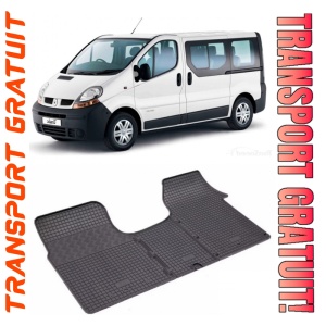 Renault Trafic II, Van, fabricat din 09.2001 - 08.2014, 3 Locuri, set covorase auto dedicate, din cauciuc 100% Premium