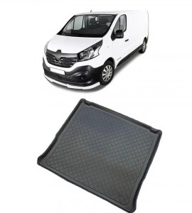 Renault Trafic III Van din 09.2014 - Prezent, Tavita Pentru Portbagaj Lux Premium Dedicata, Apamament Lung In Spatele Randului 3 *3 accesorii pentru autoturismul tau - masina v192622