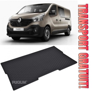 Renault Trafic Tavita pentru portbagaj din cauciuc, compatibila Renault Trafic III fabricatie 09.2014 - prezent, caroserie van, ampatament L1, 8-9 locuri