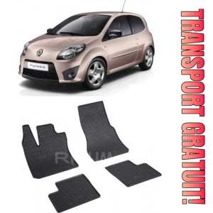 Renault Twingo III, Hatchback, fabricat din 08.2014 - Prezent, set covorase auto dedicate, din cauciuc 100% Premium