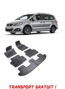 Seat Alhambra II, Van, fabricat din 09.2010 - Prezent, set covorase auto dedicate, din cauciuc 100% Premium - Transport Gratuit accesorii pentru autoturismul tau - masina v38049