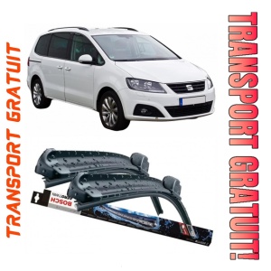 Seat Alhambra Set 2 stergatoare parbriz Bosch Bosch Aerotwin 70 cm/40 cm compatibile cu Seat Alhambra (710, 711) din 2010-2015 (70 cm / 40 cm) - Img 1