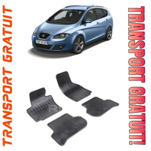 Seat Altea Xl Freetrack, Hatchback, fabricat din 07.2006 - 08.2015, set covorase auto dedicate, din cauciuc 100% Premium