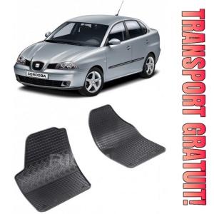 Seat Cordoba fabricat din 01.2003 - 2008 (Fata), set covorase auto dedicate, din cauciuc 100% Premium