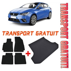 Seat Ibiza V Hatchback din 06.2017 - Prezent, Set Covorase + tavita portbagaj auto 6F/Kj1 Portbagaj Inferior *3 - Img 1