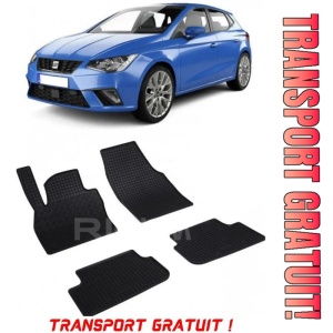 Seat Ibiza V, Hatchback, fabricat din 06.2017 - Prezent, 6F/Kj1, set covorase auto dedicate, din cauciuc 100% Premium - Transport Gratuit