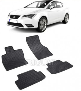 Seat Leon III 5F, Hatchback, fabricat din 11.2012 - 02.2020, set covorase auto dedicate, din cauciuc 100% Premium accesorii pentru autoturismul tau - masina v160515