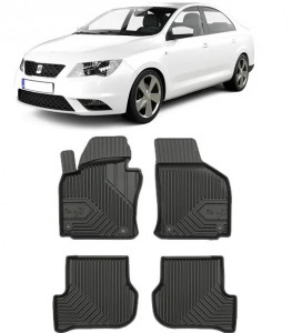 Seat Toledo III Din 2004 - 2010, Hatchback , Set Covorase Auto Tip Tavita Premium 3D, din cauciuc accesorii pentru autoturismul tau - masina v167754