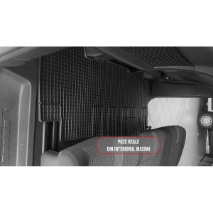 Set 1 covorase Citroen Jumpy/ Spacetourer Randul 2 5M 2016-prezent, din cauciuc 100%, compatibile cu autoturismul CITROEN Jumpy/ v555