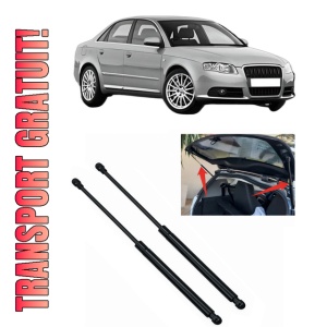Set 2 amortizoare portbagaj haion AUDI A4 B7 (8EC) din 2004-2008, 2 bucati, KROSNO, 4 stickere auto AUDI