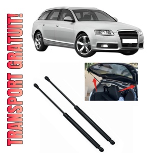 Set 2 amortizoare portbagaj haion AUDI A6 Allroad C6 (4FH) din 2006-2011, 2 bucati, KROSNO, 4 stickere auto AUDI