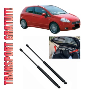Set 2 amortizoare portbagaj haion FIAT PANDA (312_, 319_) din 2012-2020, 2 bucati, KROSNO, 4 stickere auto FIAT
