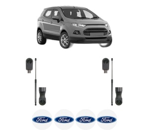 Set 2 amortizoare portbagaj haion FORD ECOSPORT din 2012-2022, 2 bucati, KROSNO, 4 stickere auto FORD v505