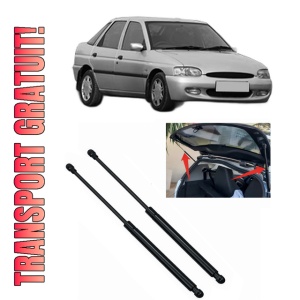 Set 2 amortizoare portbagaj haion FORD ESCORT CLASSIC (AAL, ABL) din 1998-2000, 2 bucati, KROSNO, 4 stickere auto FORD