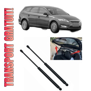 Set 2 amortizoare portbagaj haion FORD MONDEO IV Turnier (BA7) din 2007-2015, 2 bucati, MAGNUM TECHNOLOGY, 4 stickere auto FORD