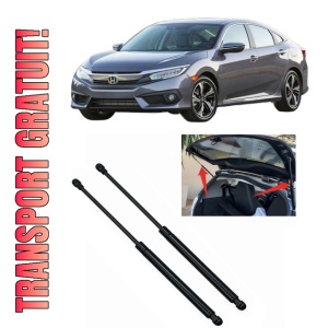 Set 2 amortizoare portbagaj haion HONDA CIVIC X Hatchback (FC_, FK_) din 2017-2022, 2 bucati, KROSNO, 4 stickere auto HONDA