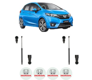 Set 2 amortizoare portbagaj haion HONDA JAZZ IV (GK_) din 2015-2017, 2 bucati, KROSNO, 4 stickere auto HONDA v930