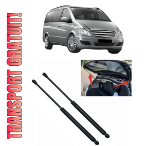 Set 2 amortizoare portbagaj haion MERCEDES-BENZ VIANO (W639) din 2003-2010, 2 bucati, MAGNUM TECHNOLOGY, 4 stickere auto MERCEDES-BENZ