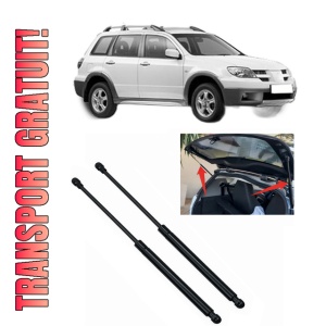 Set 2 amortizoare portbagaj haion MITSUBISHI OUTLANDER I (CU_W) din 2003-2006, 2 bucati, KROSNO, 4 stickere auto MITSUBISHI