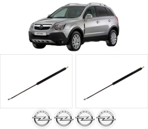 Set 2 amortizoare portbagaj haion OPEL ANTARA A (L07) din 2006-2015, 2 bucati, KROSNO, 4 stickere auto OPEL v4045