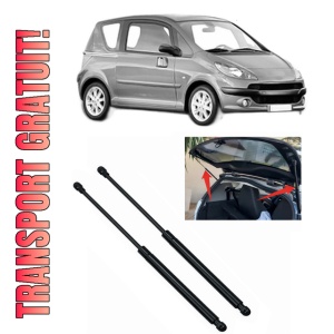 Set 2 amortizoare portbagaj haion PEUGEOT 1007 (KM_) din 2005-2007, 2 bucati, KROSNO, 4 stickere auto PEUGEOT