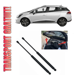 Set 2 amortizoare portbagaj haion RENAULT CLIO IV Estate Van (KH_) din 2014-2021, 2 bucati, KROSNO, 4 stickere auto RENAULT