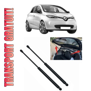 Set 2 amortizoare portbagaj haion RENAULT ZOE (BFM_) din 2012-2018, 2 bucati, KROSNO, 4 stickere auto RENAULT