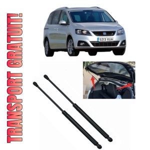 Set 2 amortizoare portbagaj haion SEAT ALHAMBRA VAN (711) din 2015-2022, 2 bucati, KROSNO, 4 stickere auto SEAT