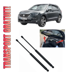 Set 2 amortizoare portbagaj haion SEAT TARRACO (KN2) din 2018-2024, 2 bucati, KROSNO, 4 stickere auto SEAT
