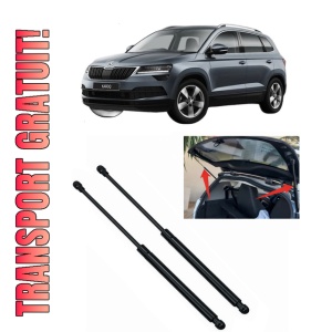 Set 2 amortizoare portbagaj haion SKODA KAROQ (NU7, ND7) din 2017-2020, 2 bucati, KROSNO, 4 stickere auto SKODA