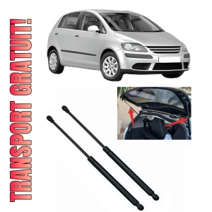 Set 2 amortizoare portbagaj haion Volkswagen GOLF PLUS V (5M1, 521) din 2004-2013, 2 bucati, MAGNUM TECHNOLOGY, 4 stickere auto Volkswagen