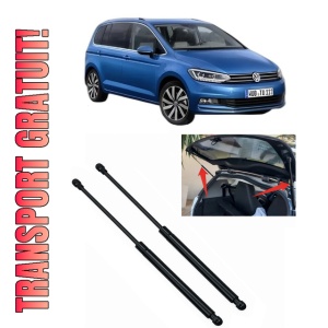 Set 2 amortizoare portbagaj haion Volkswagen TOURAN (5T1) din 2015-2022, 2 bucati, KROSNO, 4 stickere auto Volkswagen