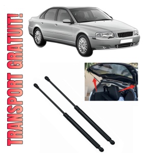 Set 2 amortizoare portbagaj haion VOLVO S80 I (184) din 1998-2006, 2 bucati, KROSNO, 4 stickere auto VOLVO