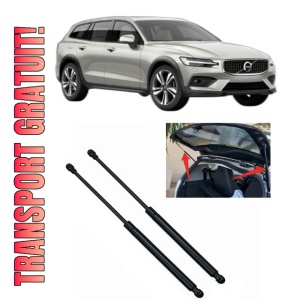 Set 2 amortizoare portbagaj haion VOLVO V60 II Cross Country (227) din 2018-2022, 2 bucati, KROSNO, 4 stickere auto VOLVO