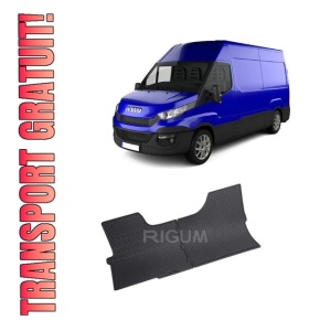 Set 2 covorase Iveco Daily 2/3M 2022-prezent, din cauciuc 100%, compatibile cu autoturismul Iveco Daily