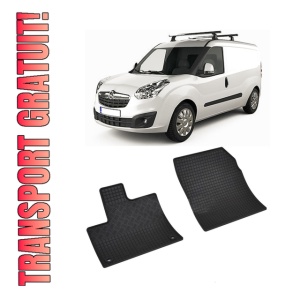 Set 2 covorase Opel Combo Electric 2M 2019-prezent, din cauciuc 100%, compatibile cu autoturismul OPEL Combo