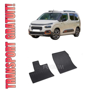 Set 2 covorase Toyota Proace City 2M 2020-prezent, din cauciuc 100%, compatibile cu autoturismul TOYOTA Proace