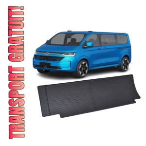 Set 2 covorase Volkswagen T7 Caravelle Randul 3 2025-prezent, din cauciuc 100%, compatibile cu autoturismul Volkswagen T7