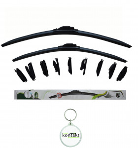 Set 2 stergatoare MultiAdapter 55cm/55cm compatibile cu Audi A4 B5 Avant (8D5) (1995-2001) (55 cm/55 cm) accesorii pentru autoturismul tau - masina v210172