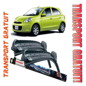 Set 2 stergatoare parbriz AR553S (550mm x 340mm) pentru Nissan March (K13) (07.10-) Bosch