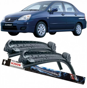 Set 2 stergatoare parbriz Bosch Aerotwin 600/475mm compatibile cu Suzuki LIANA (ER, RH_) (2002-2007) Bosch accesorii pentru autoturismul tau - masina v214568